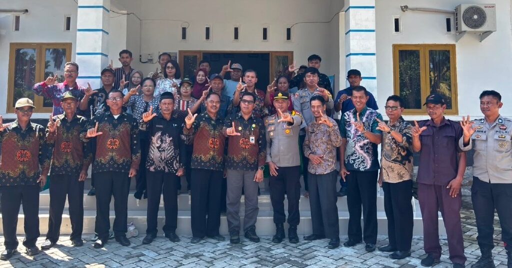 Tingkatkan Keamanan, Polres dan Pemkab Lutim Bentuk Gardu Desa