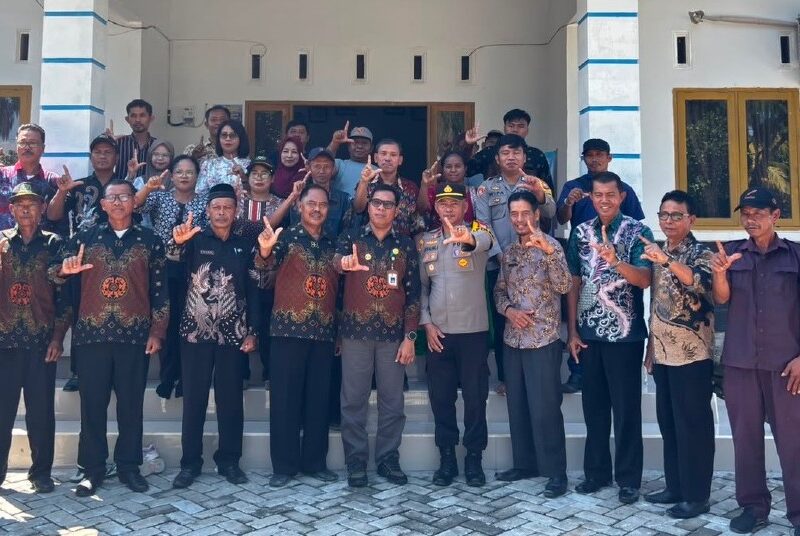 Tingkatkan Keamanan, Polres dan Pemkab Lutim Bentuk Gardu Desa