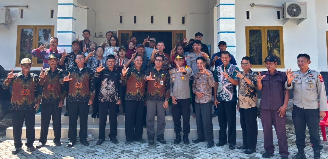 Tingkatkan Keamanan, Polres dan Pemkab Lutim Bentuk Gardu Desa
