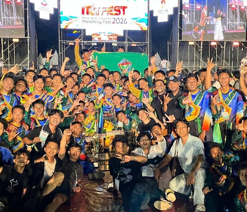 Membanggakan! Marching Band Ponpes Nurul Junaidiyah Lauwo Lutim Juara Umum di MIMFEST 2026