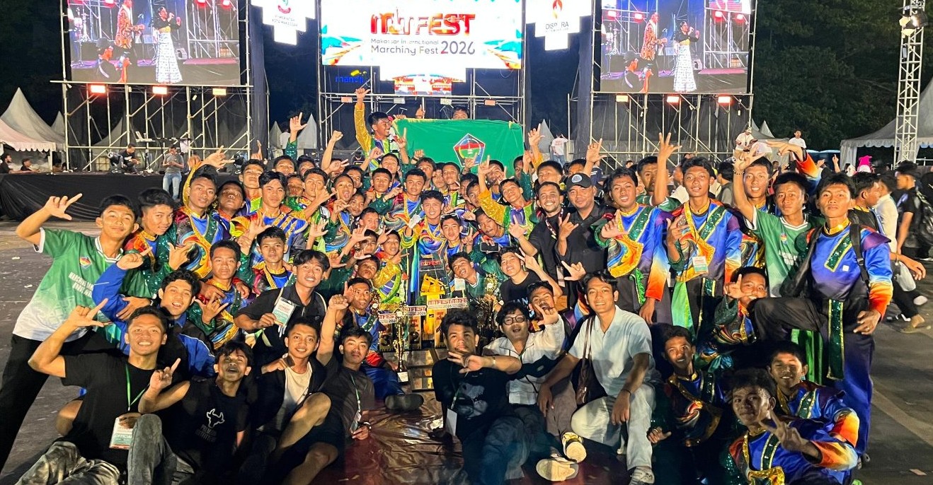 Membanggakan! Marching Band Ponpes Nurul Junaidiyah Lauwo Lutim Juara Umum di MIMFEST 2026