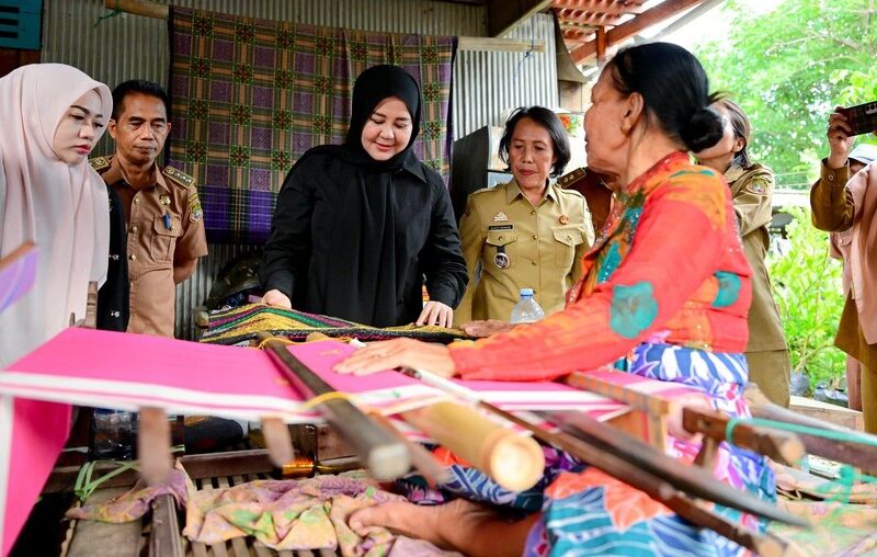 Dorong UMKM Tenun Emas Sidrap Naik Kelas, Wagub Sulsel Bidik Pasar Lebih Luas