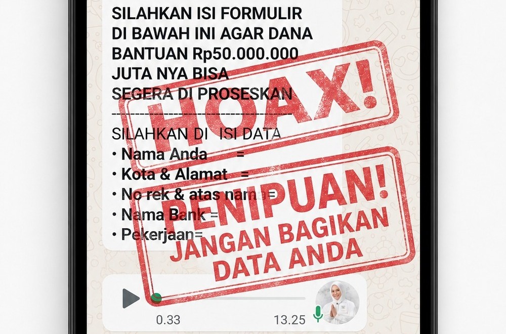 Waspada! Penipu Catut Nama Wagub Sulsel Lewat WhatsApp