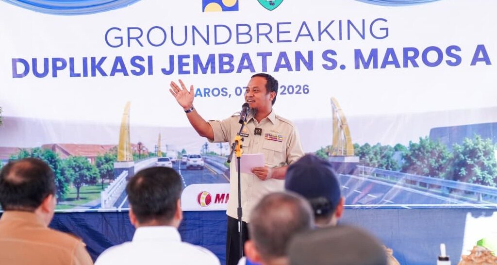 Gubernur Sulsel Ground Breaking Pelebaran Jembatan Sungai Maros A, Perkuat Konektivitas Jalur Trans Sulawesi Gubernur Sulsel Ground Breaking Pelebaran Jembatan Sungai Maros A, Perkuat Konektivitas Jalur Trans Sulawesi