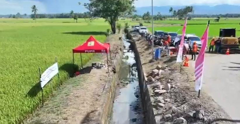 Program MYP Daerah Irigasi Resmi Dimulai dari Soppeng