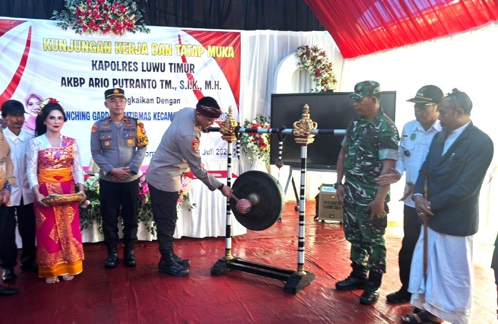 Sinergi dengan Pemkab, Polres Lutim Luncurkan Garda Kamtibmas
