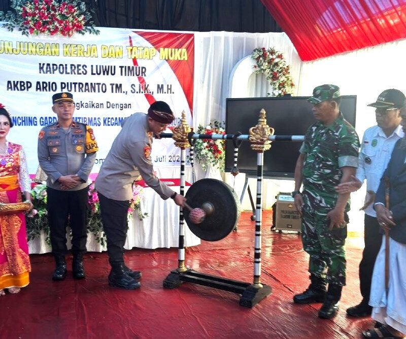Sinergi dengan Pemkab, Polres Lutim Luncurkan Garda Kamtibmas Sinergi dengan Pemkab, Polres Lutim Luncurkan Garda Kamtibmas