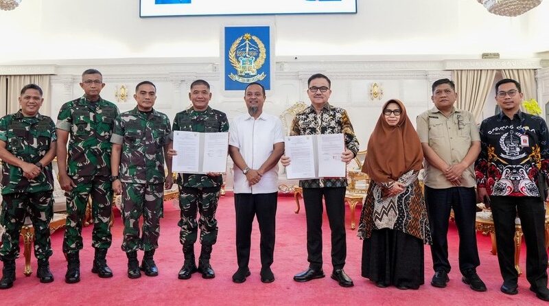 Pemprov Sulsel-Kodam XIV/Hasanuddin Teken PKS Penanganan Banjir Luwu Utara