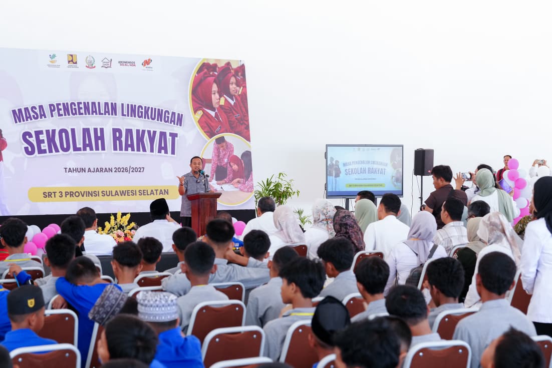 Gubernur Andi Sudirman Resmi Buka MPLS Sekolah Rakyat Terintegrasi 3 Sulsel, 270 Siswa Siap Wujudkan Mimpi