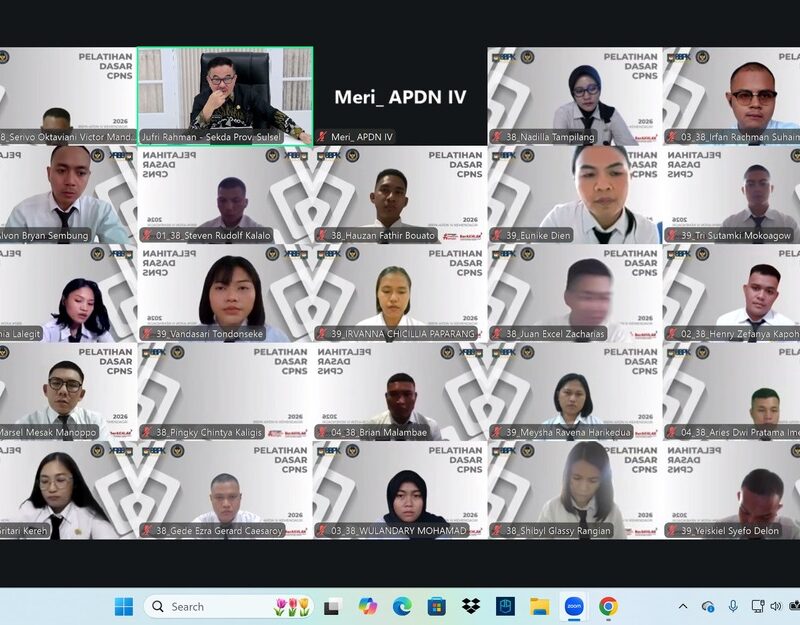 Sekda Sulsel Bekali CPNS dengan Nilai ASN dan Arah Baru UU ASN 2023