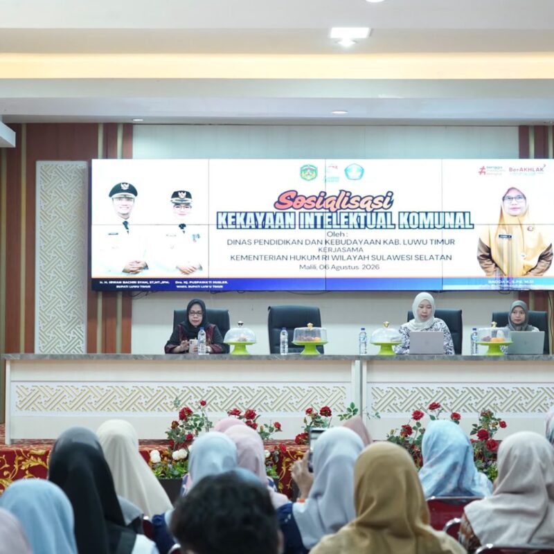 Lindungi Warisan Budaya dan Dorong Ekonomi Kreatif, Pemkab Lutim Sosialisasikan KIK