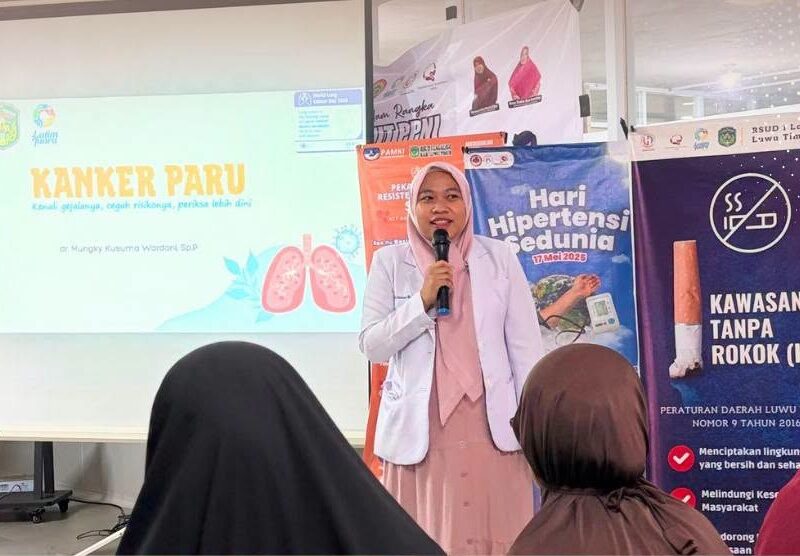 Peringati Hari Kanker Paru, RSUD I Lagaligo Gelar Penyuluhan