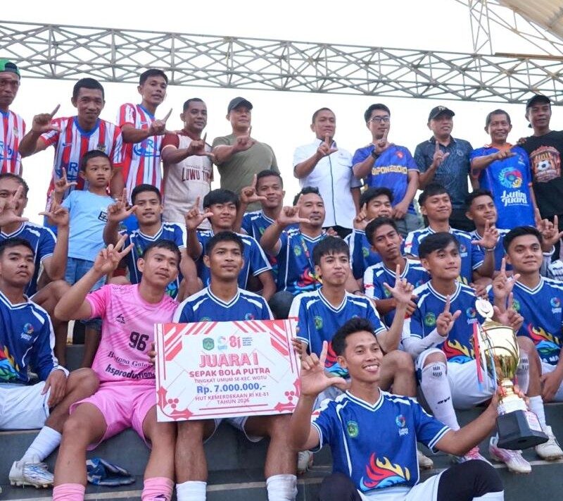 Bupati Lutim Tutup Turnamen Sepak Bola Wotu, Bawalipu Back to Back Juara Bupati Lutim Tutup Turnamen Sepak Bola Wotu, Bawalipu Back to Back Juara