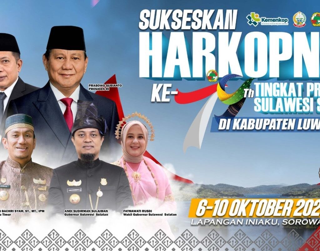 3.000 Tamu Diprediksi Hadir di Harkopnas Sulsel, Lutim Siapkan Sambutan Terbaik 3.000 Tamu Diprediksi Hadir di Harkopnas Sulsel, Lutim Siapkan Sambutan Terbaik