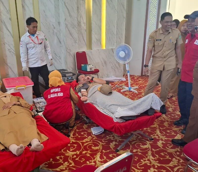 Pastikan Stok Darah Aman, Pemkab Lutim Gandeng PMI Gelar Donor Darah ASN