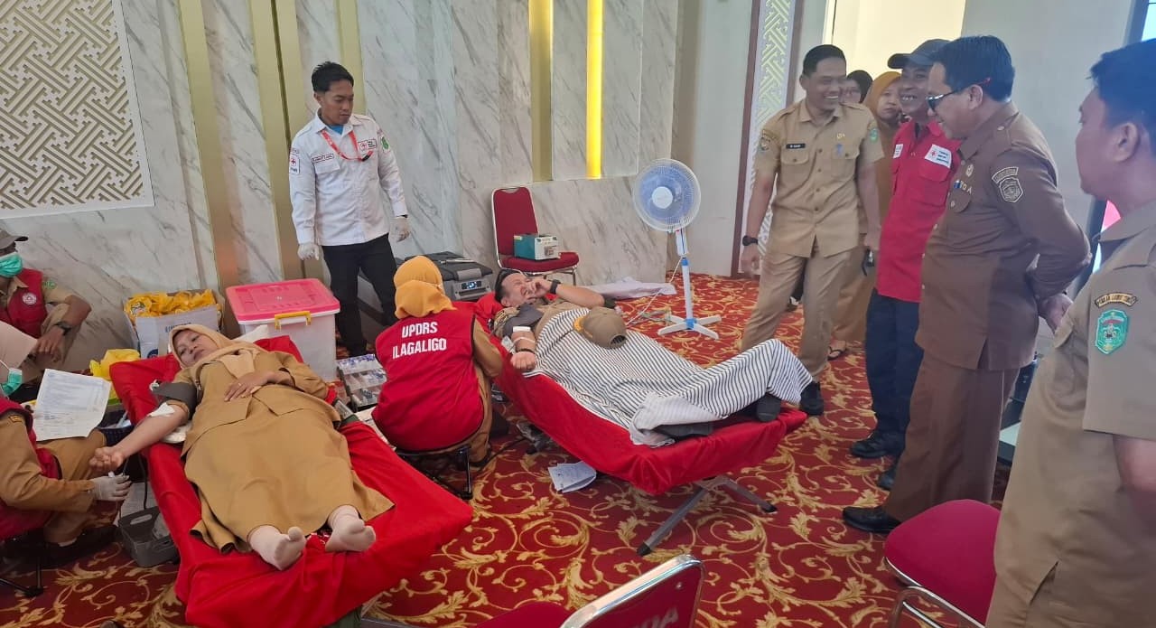 Pastikan Stok Darah Aman, Pemkab Lutim Gandeng PMI Gelar Donor Darah ASN