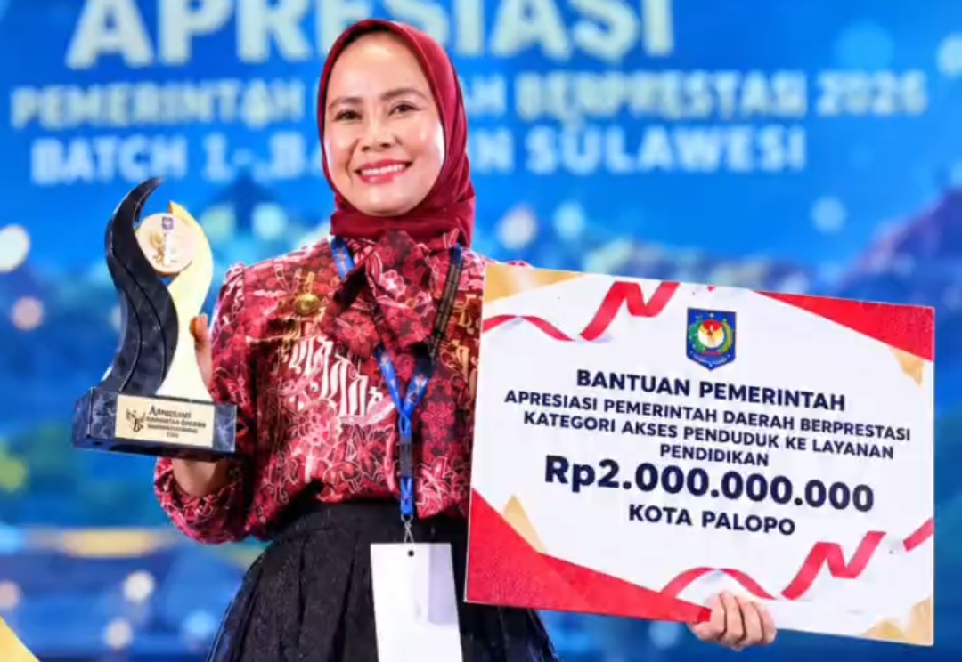 Palopo Raih Predikat Terbaik I di Sulawesi untuk Bidang Pendidikan