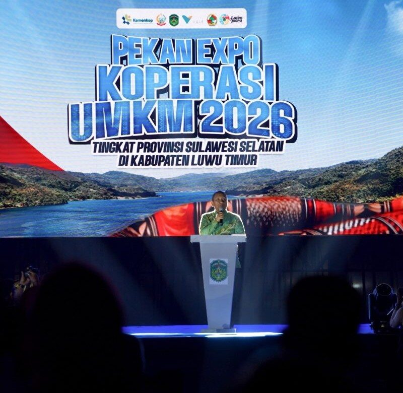Expo K-UMKM Sulsel 2026 Dibuka, Luwu Timur Bidik Kerja Sama dan Pasar Baru