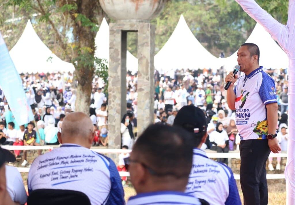 Ribuan Peserta Padati Jalan Sehat Anti Mager di Sorowako