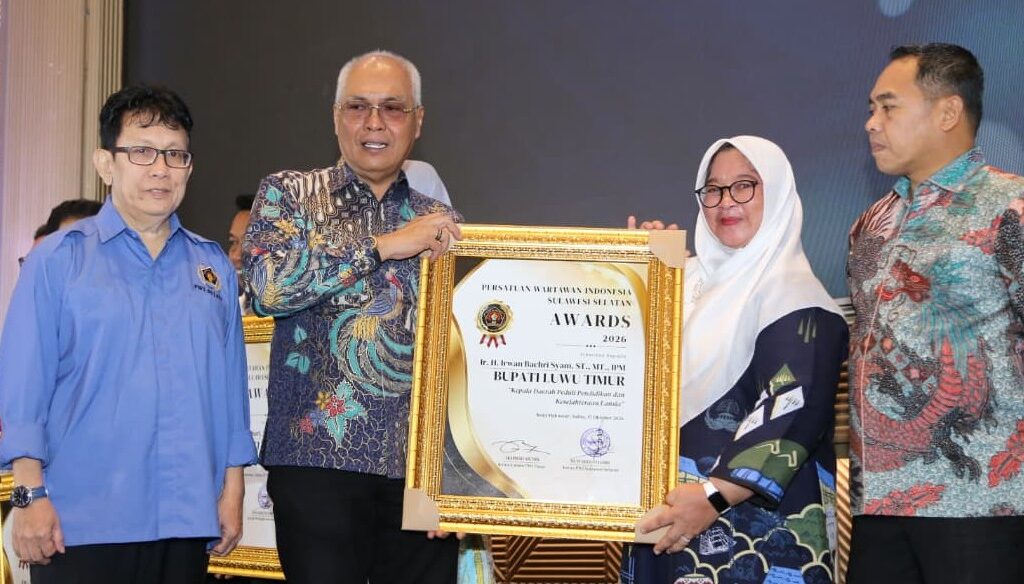 Program Pro-Rakyat Ibas-Puspa Diganjar Penghargaan Oleh PWI Sulsel